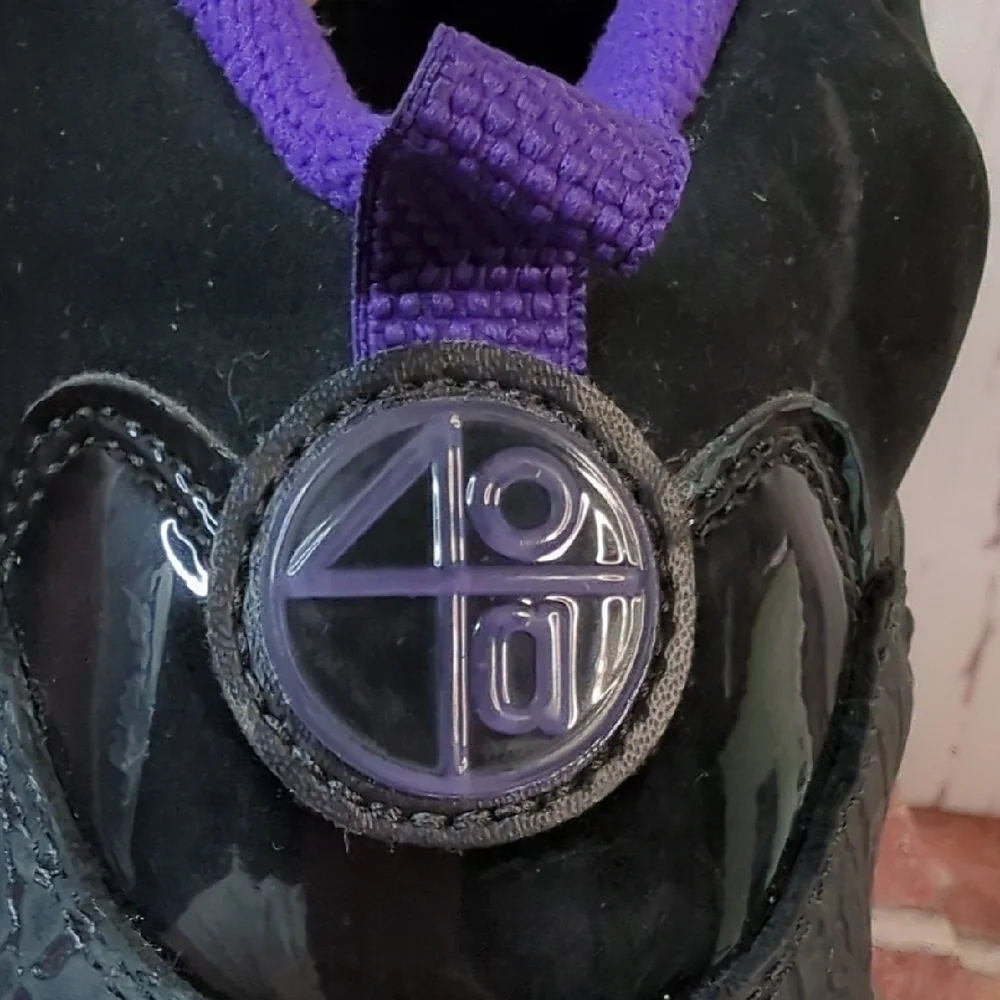 Jordan Spizike Black Court Purple Anthracite White‎ Men's Size 9 Like New Clean